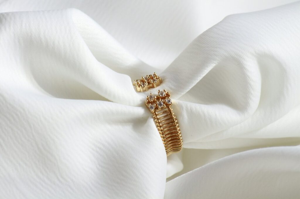 Solid Gold Nugget Ring